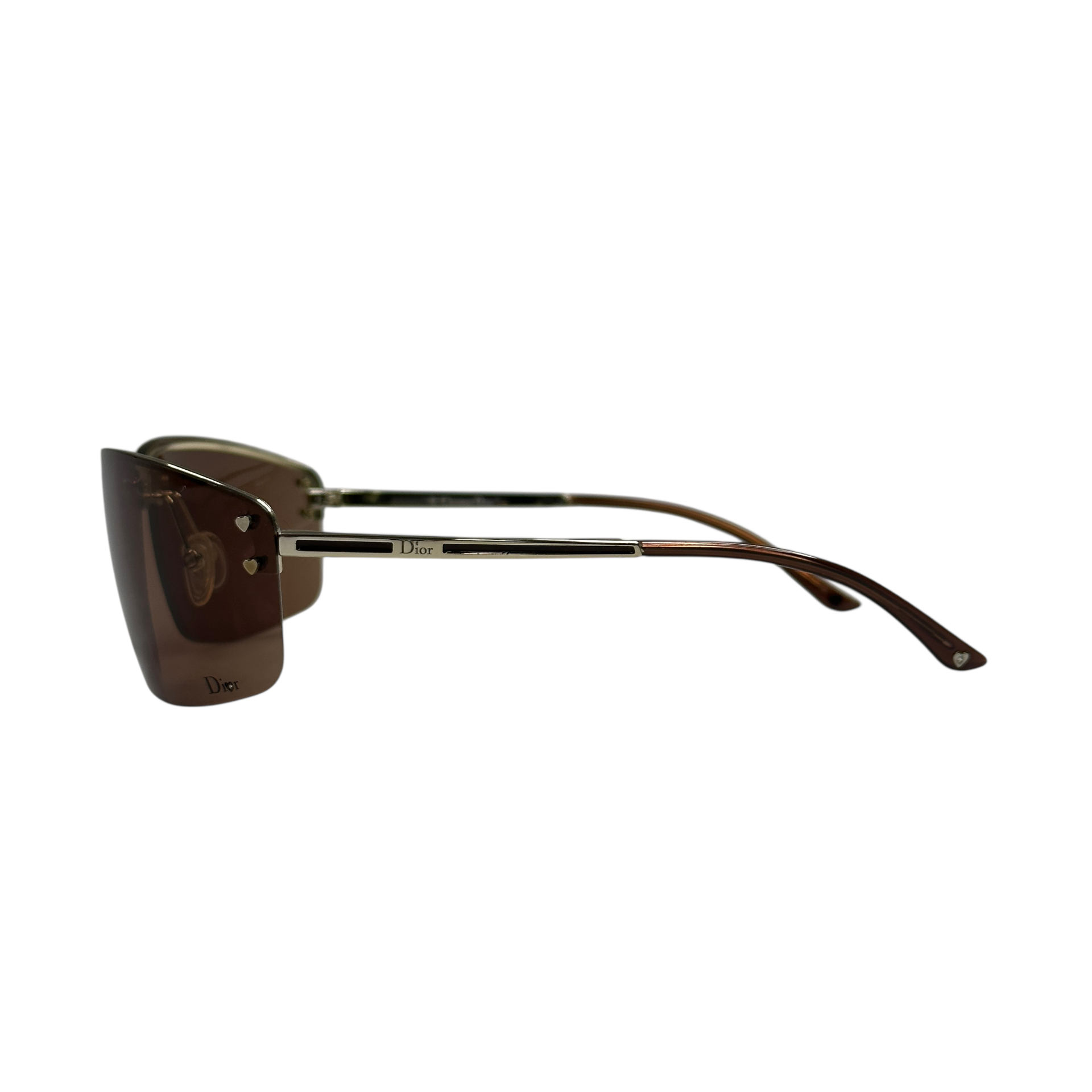 DIOR DIORCHARM1 SUNGLASSES - BROWN