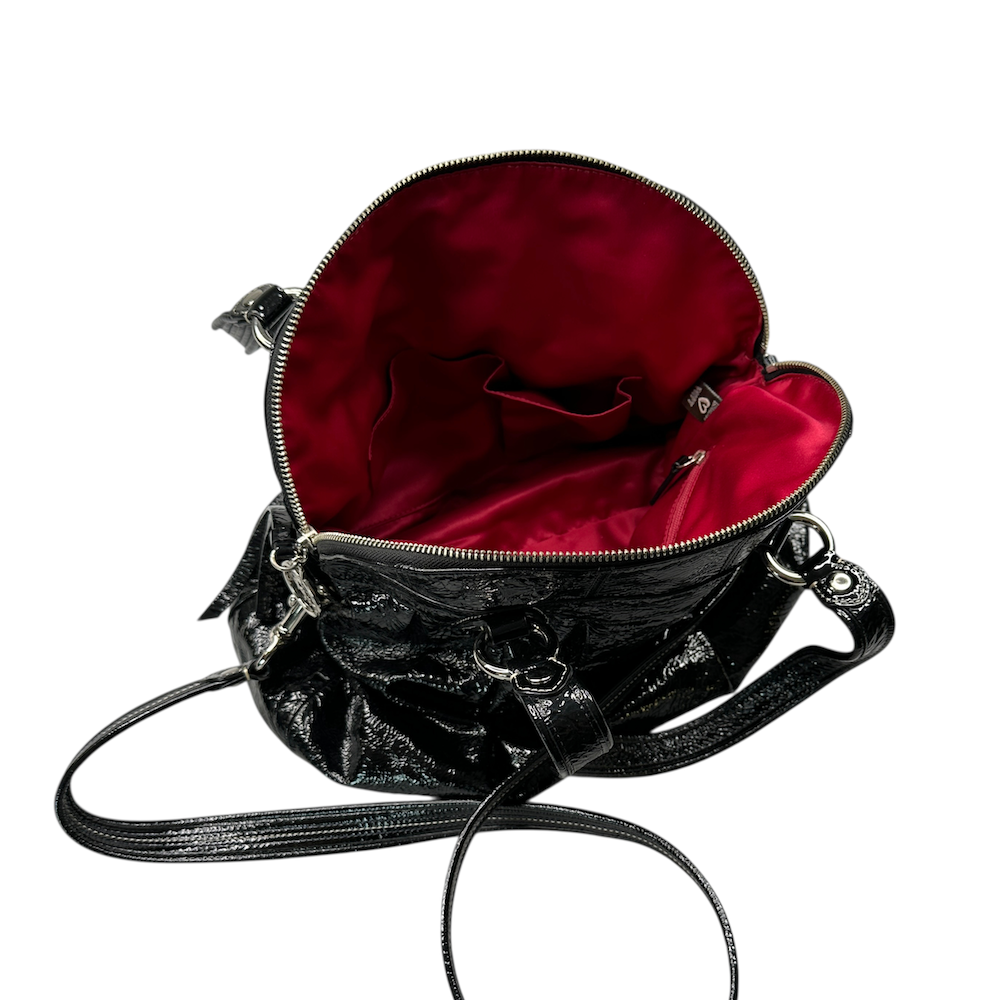 COACH PATENT LEATHER GLOSS POPPY BAG
