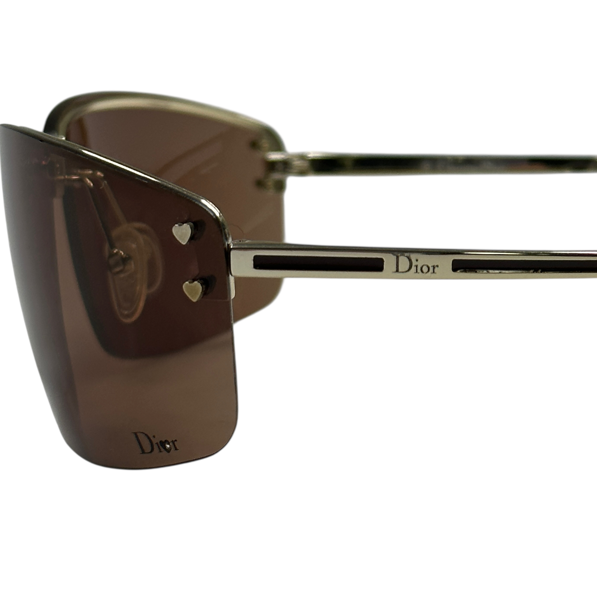 DIOR DIORCHARM1 SUNGLASSES - BROWN