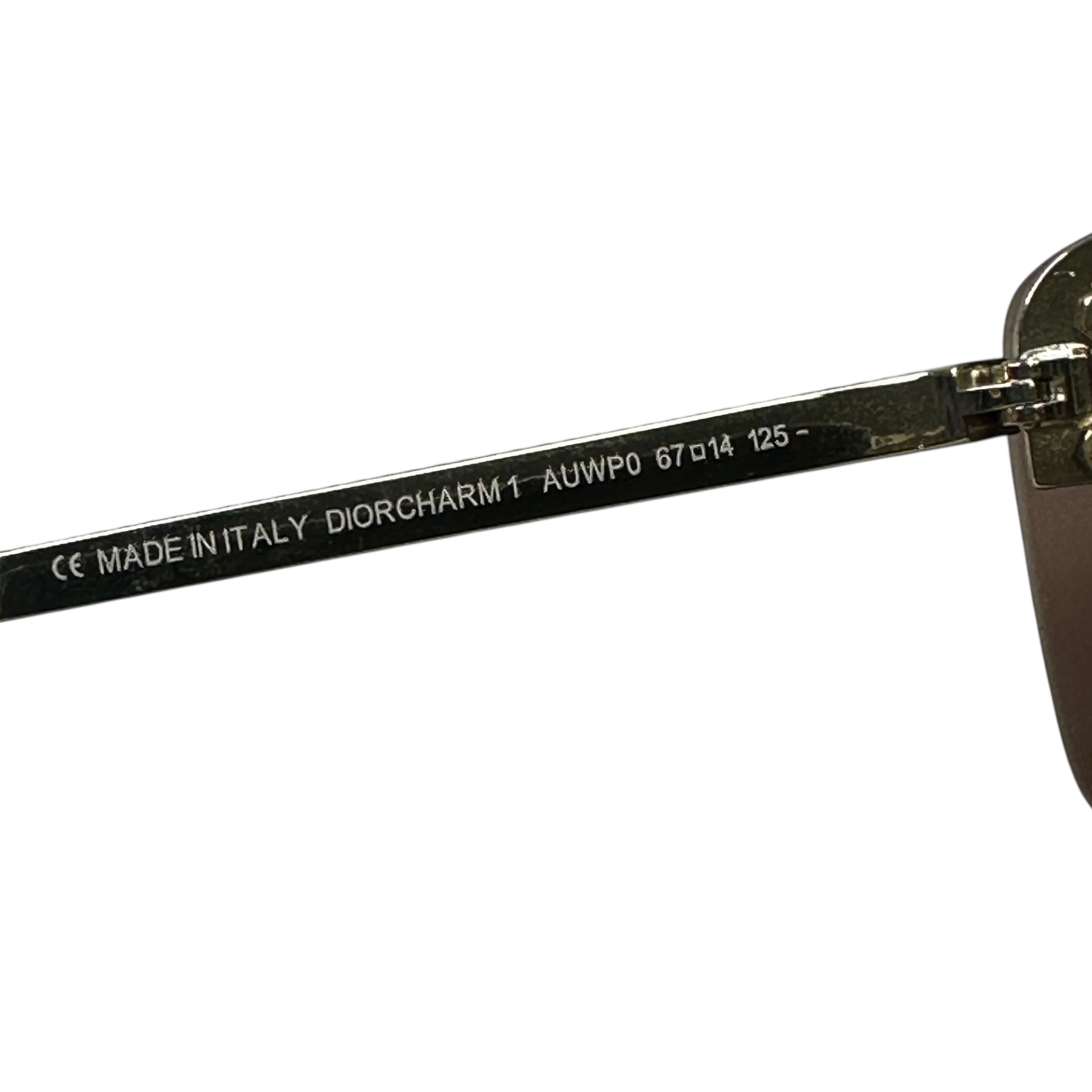 DIOR DIORCHARM1 SUNGLASSES - BROWN