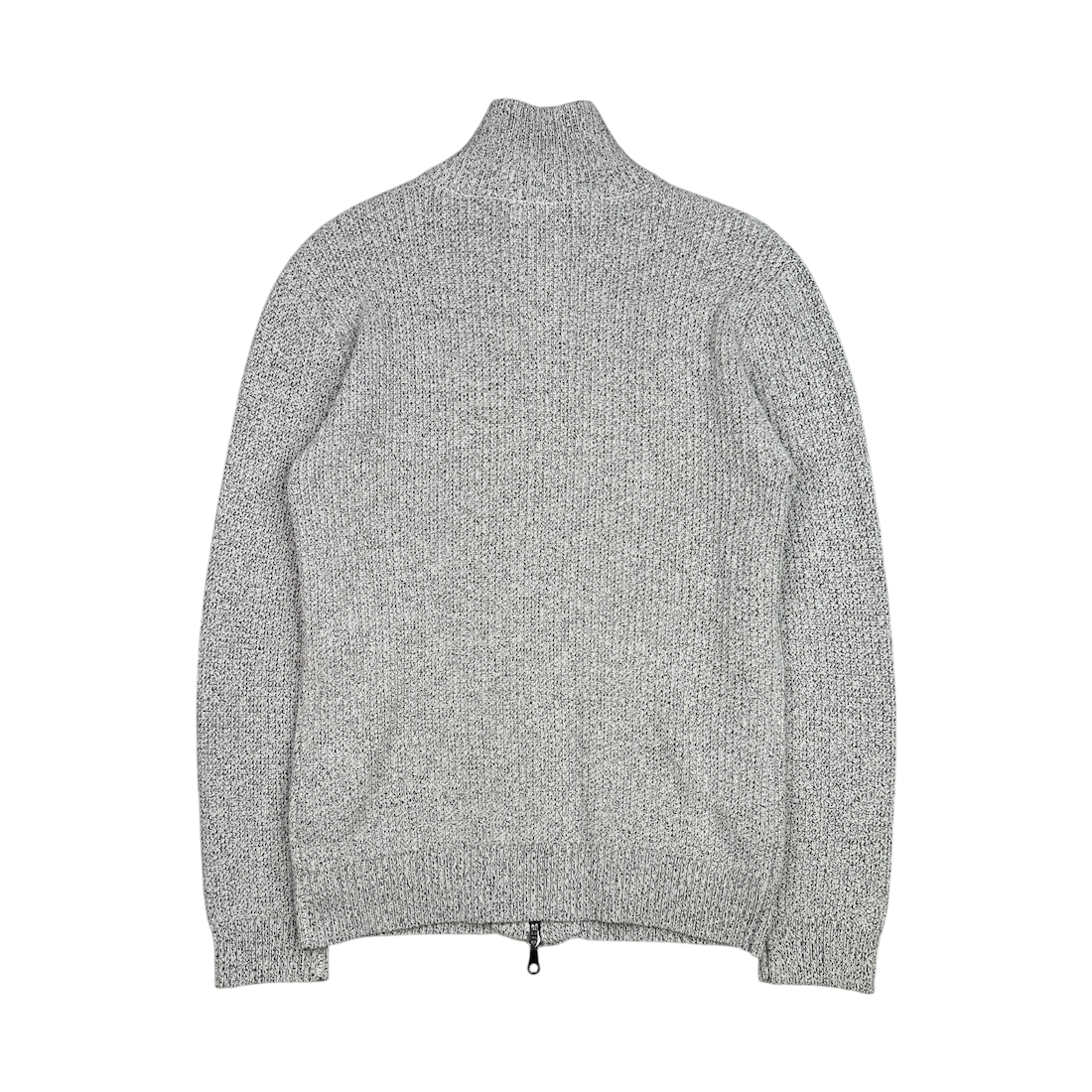 (48) NICOLE CLUB FOR MEN DOUBLE-ZIP KNIT - GREY