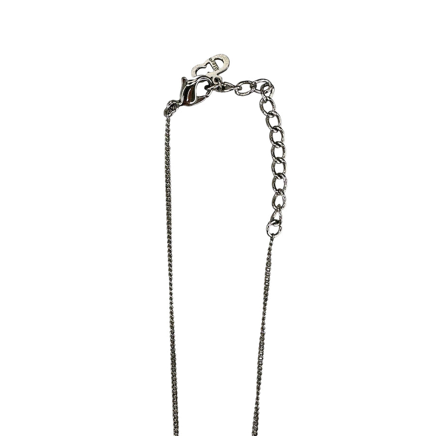 DIOR LETTER CHARM NECKLACE