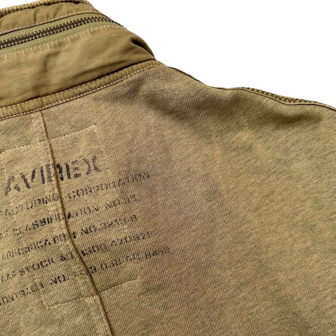 AVIREX COTTON-NYLON MILITARY FLIGHT JACKET