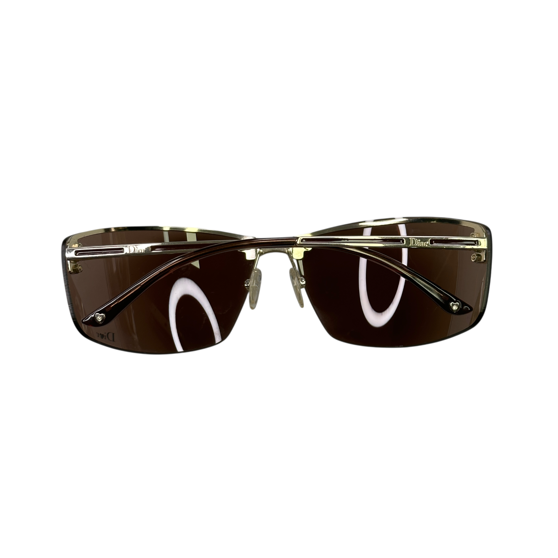 DIOR DIORCHARM1 SUNGLASSES - BROWN