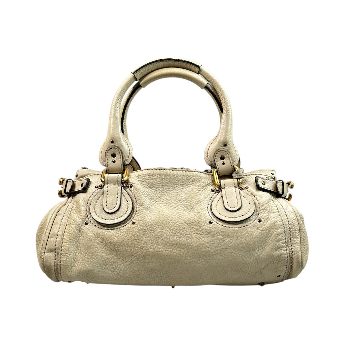 CHLOE PADDINGTON BAG - CREAM / GOLD
