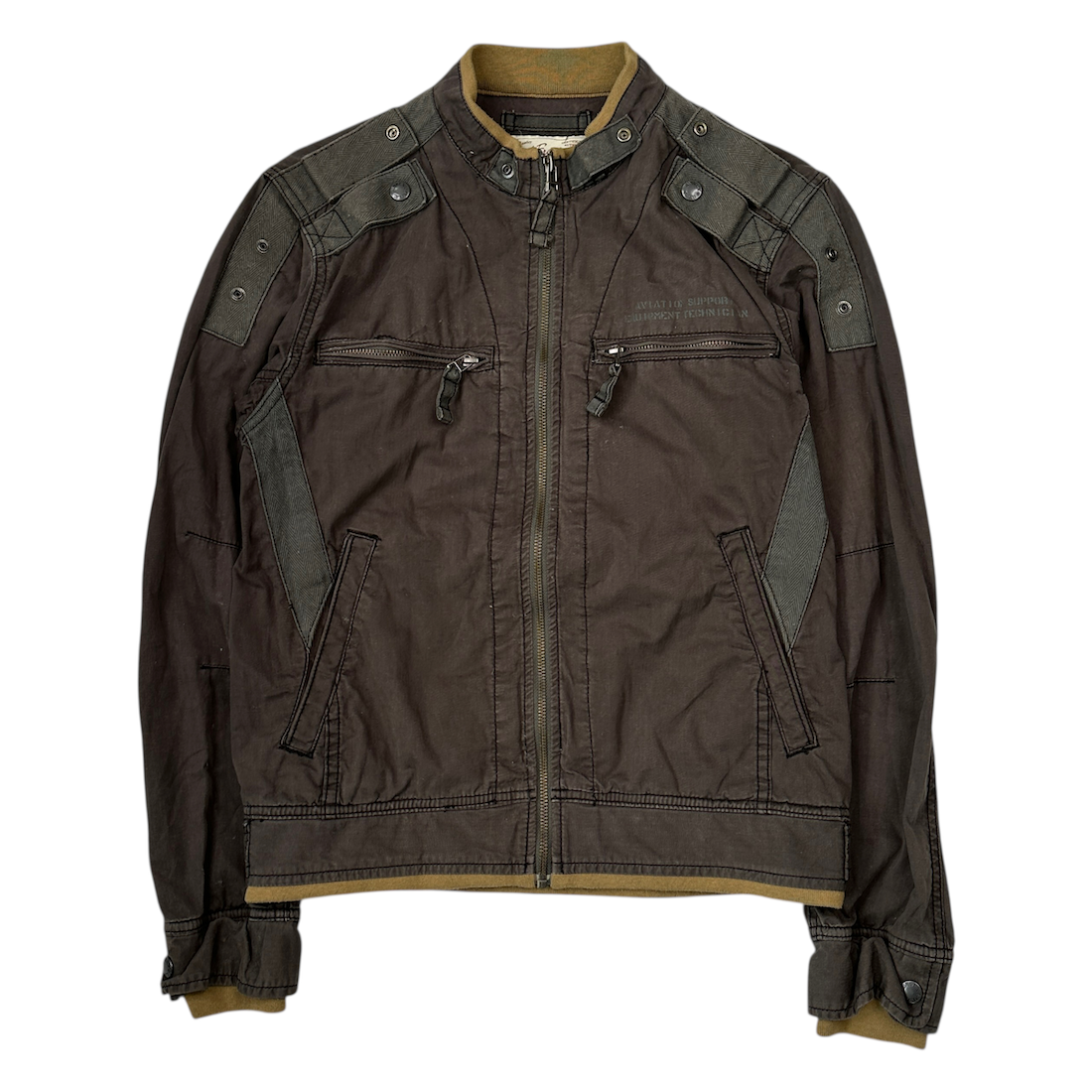 AVIREX MILITARY FLIGHT JACKET - BROWN