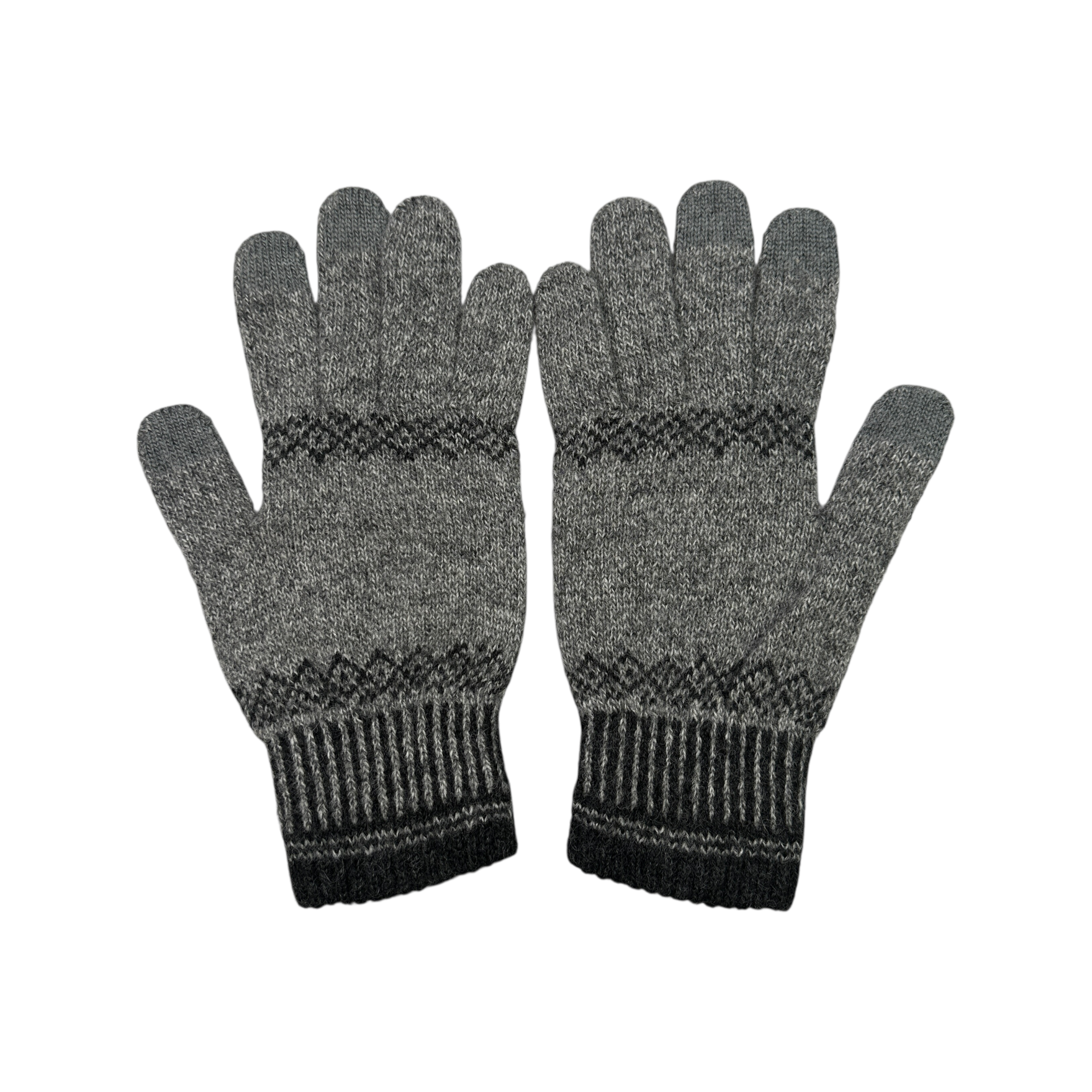 VIVIENNE WESTWOOD WOOL-BLEND GLOVES - GREY