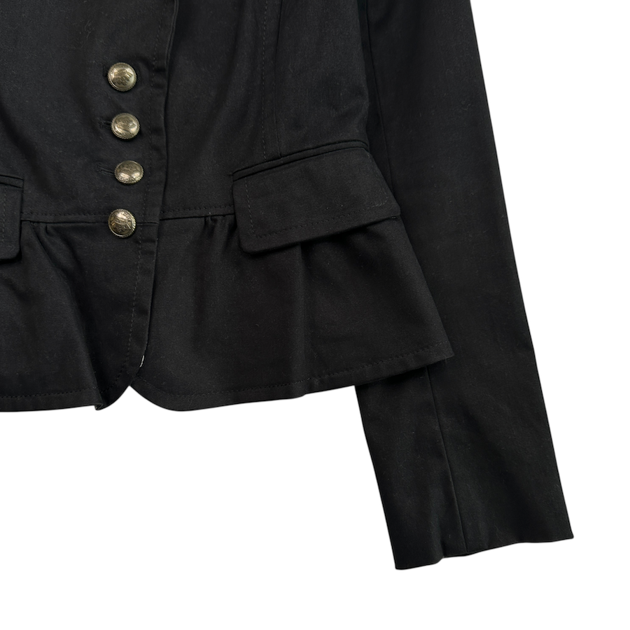 (36) BURBERRY BLUE LABEL BLAZER JACKET - BLACK