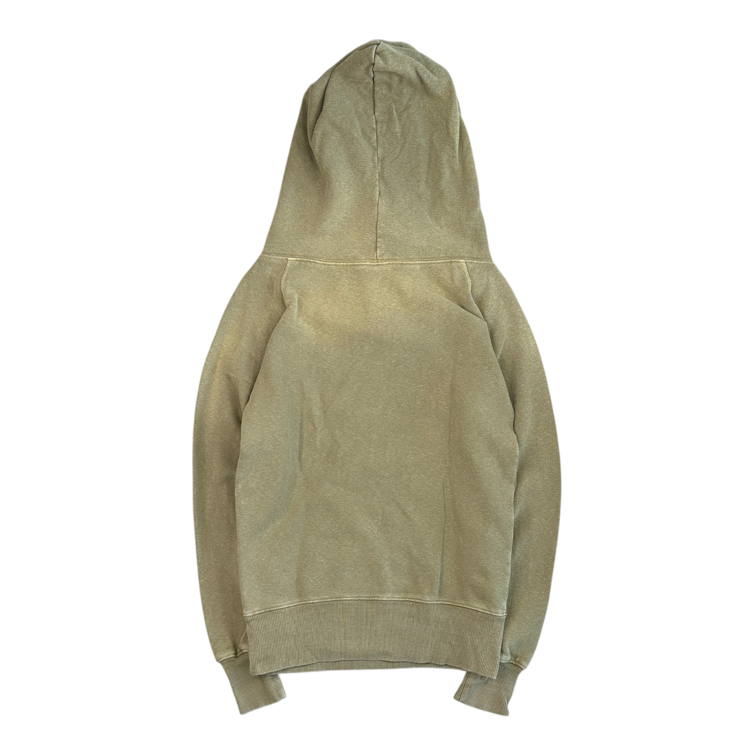 (2) KAPITAL TRI-BUTTON PULLOVER HOODIE - LIGHT KHAKI