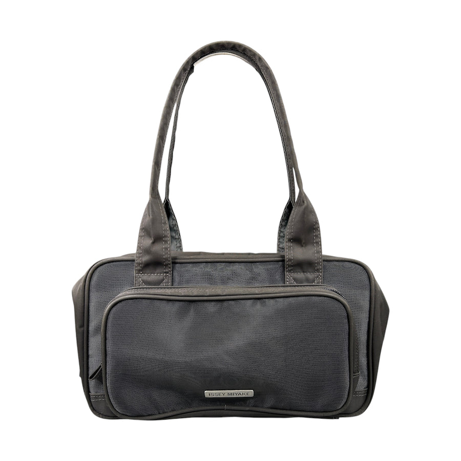 ISSEY MIYAKE MESH & NYLON TOP HANDLE BAG