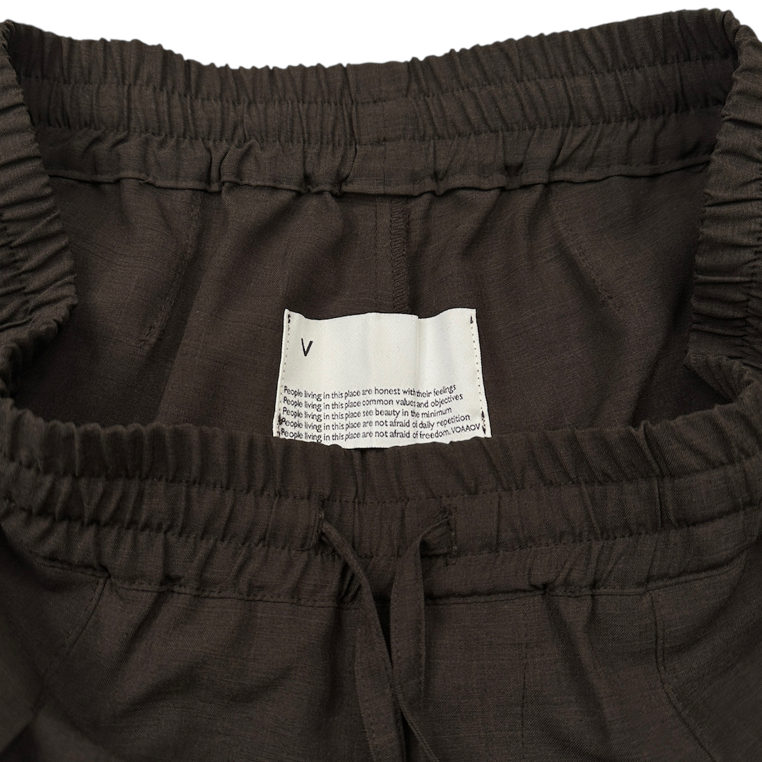 (1) VOAAOV SLEEK COTTON WIDE PANTS