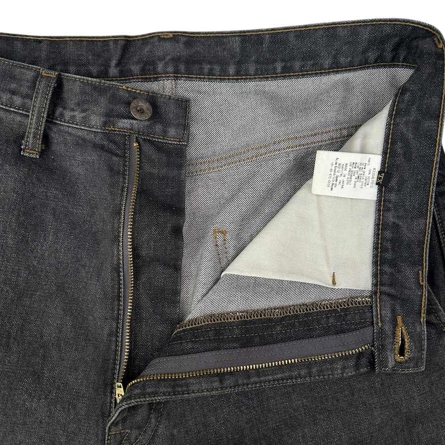 (XL) KAPITAL 14OZ BAGGY DENIM - GREY