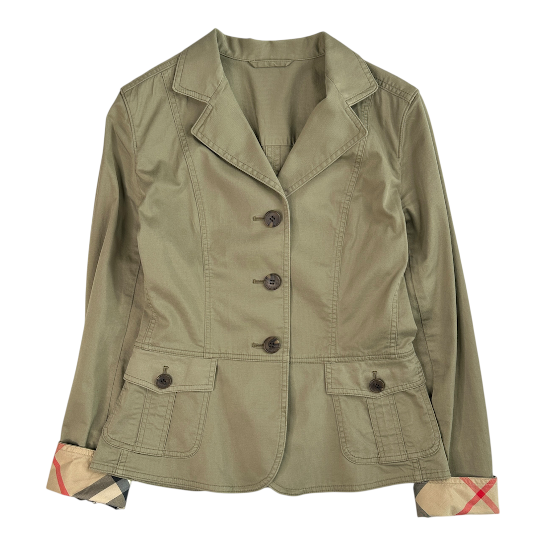 (40) BURBERRY BLUE LABEL BLAZER - BEIGE