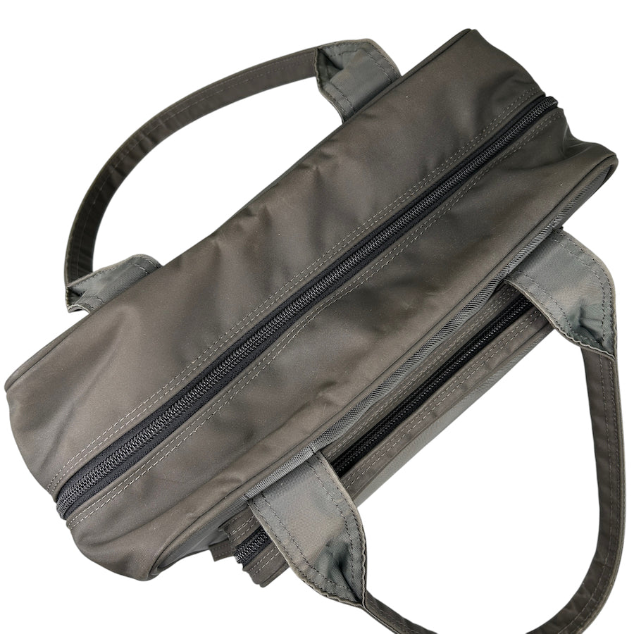 ISSEY MIYAKE MESH & NYLON TOP HANDLE BAG