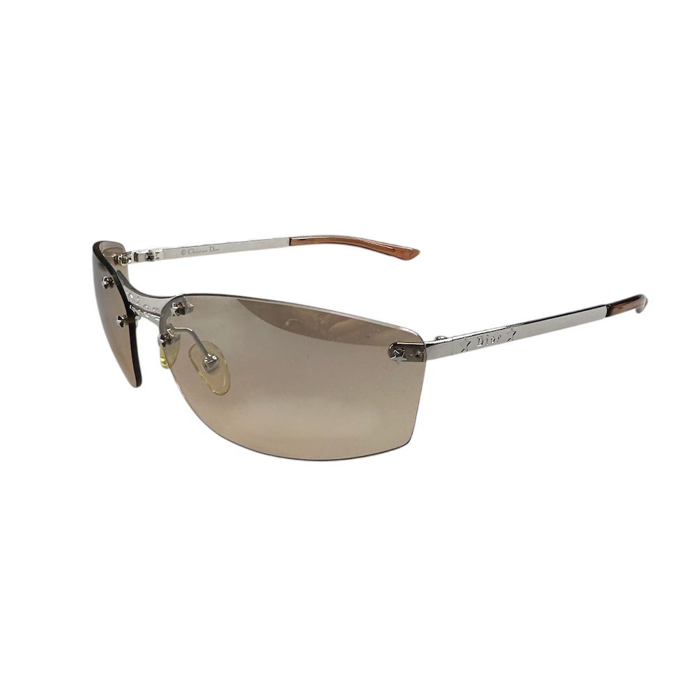 DIOR DIOR POP SUNGLASSES - ORANGE