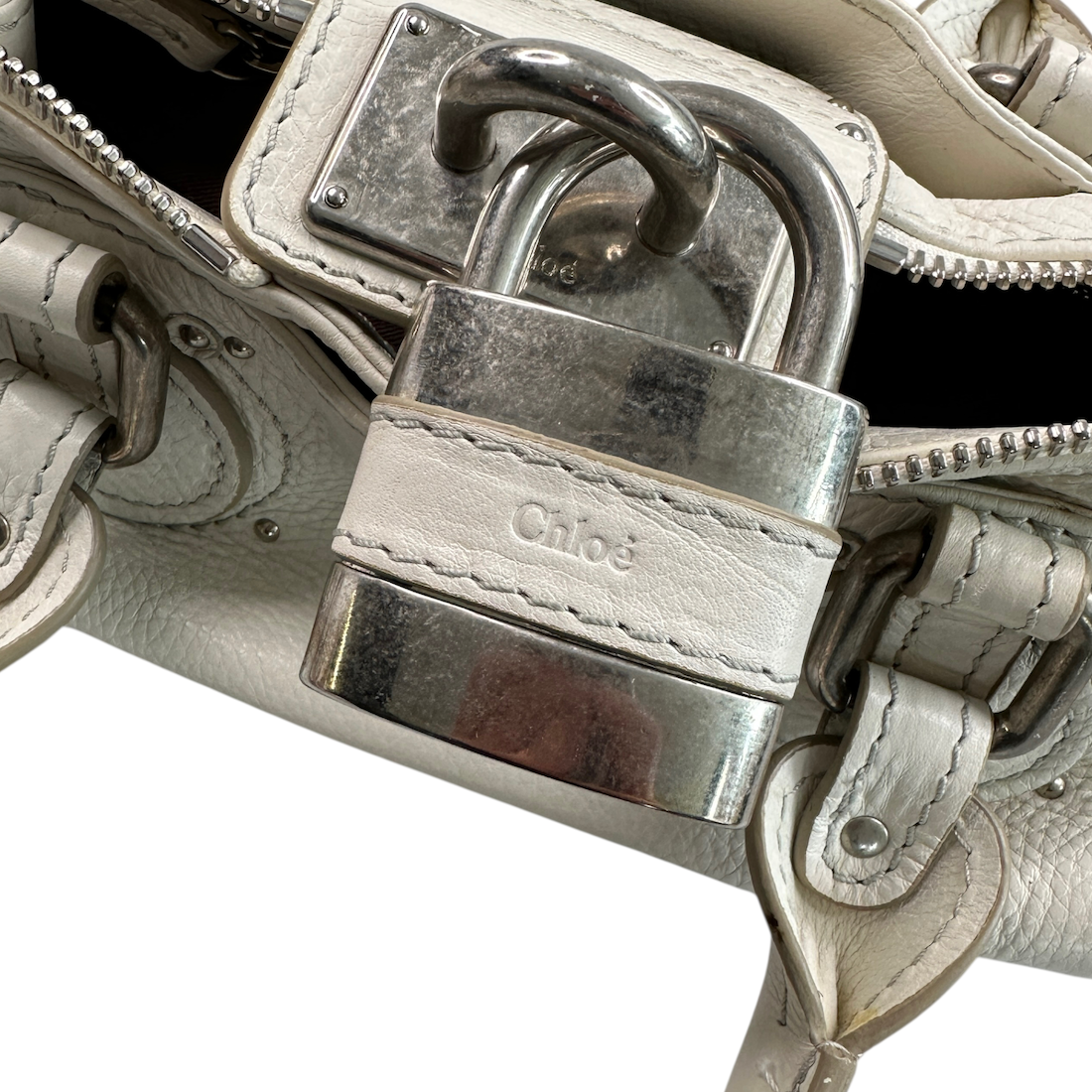 CHLOE SMALL PADDINGTON BAG - WHITE (2008)