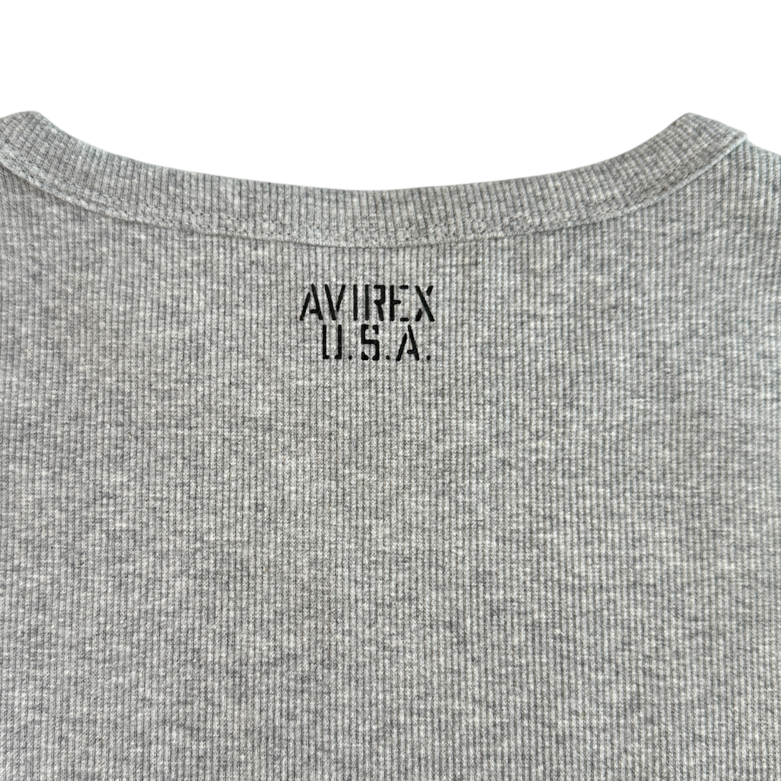 (NEW) AVIREX EVERY DAY LONG SLEEVE - GREY