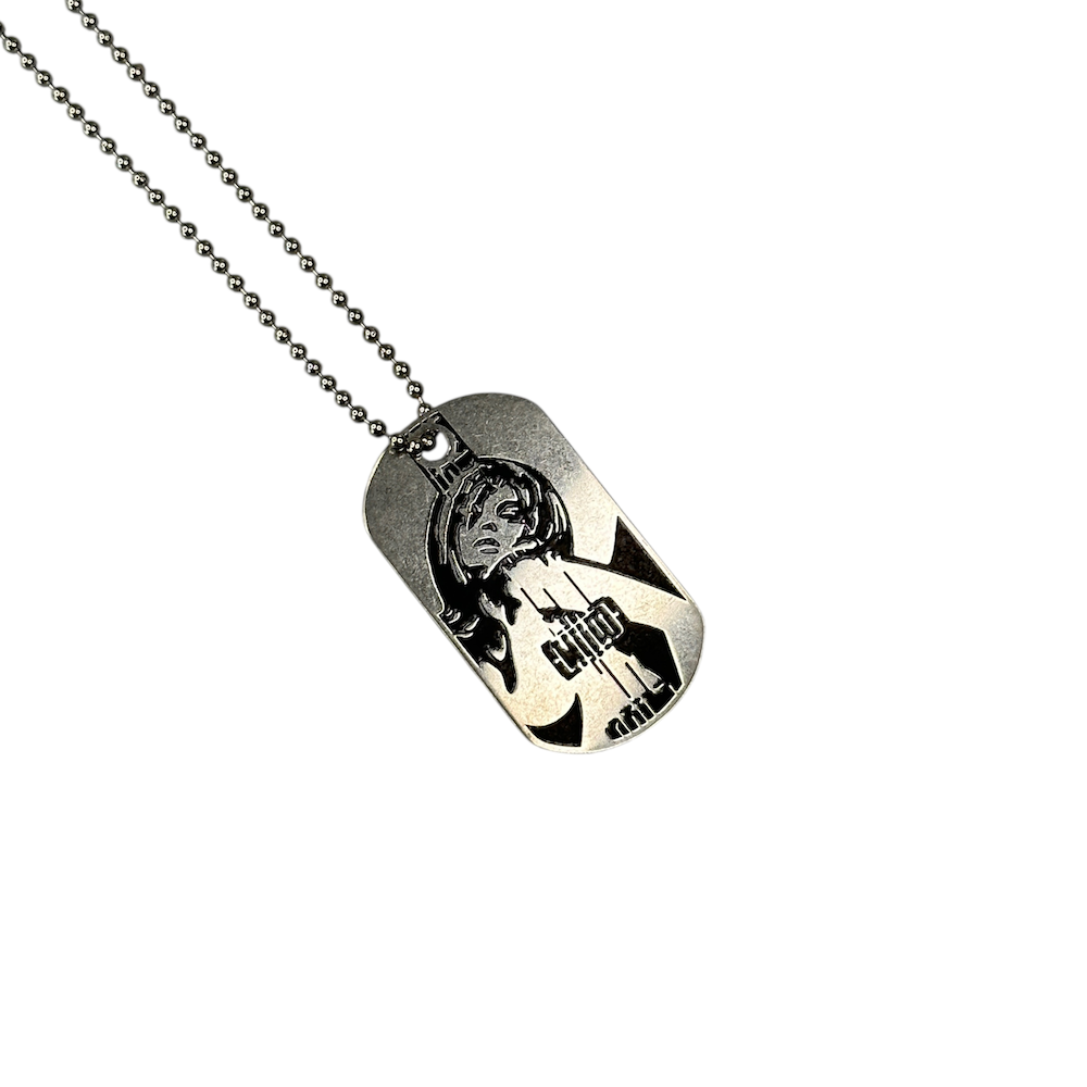 HYSTERIC GLAMOUR DOG TAG NECKLACE