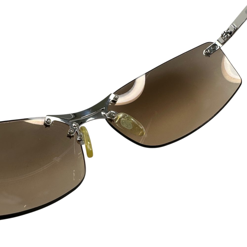 DIOR DIOR POP SUNGLASSES - ORANGE