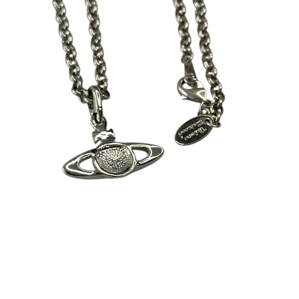 VIVIENNE WESTWOOD PINK RHINESTONE MAYFAIR NECKLACE