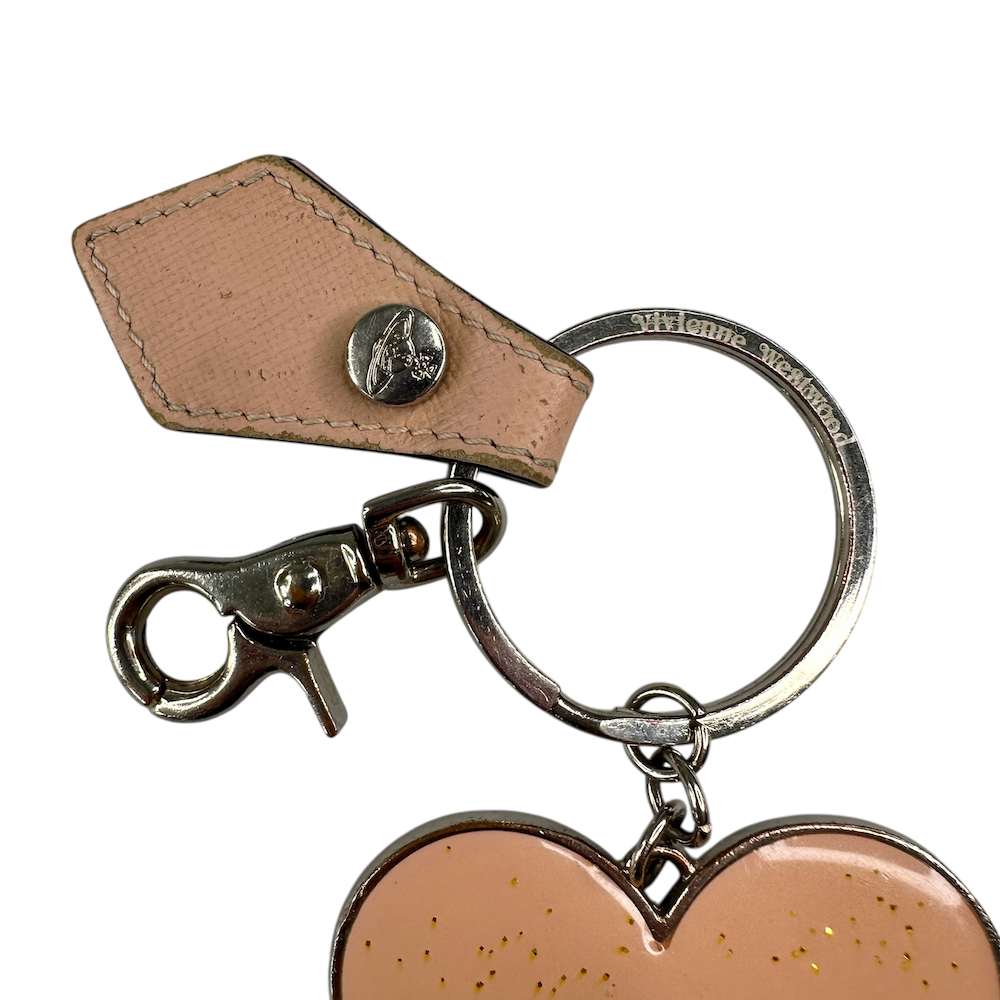 VIVIENNE WESTWOOD ORB-IN-HEART KEYCHAIN