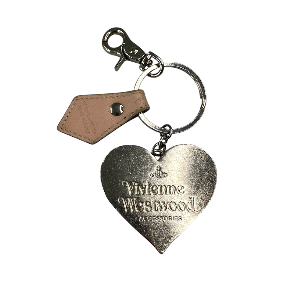 VIVIENNE WESTWOOD ORB-IN-HEART KEYCHAIN