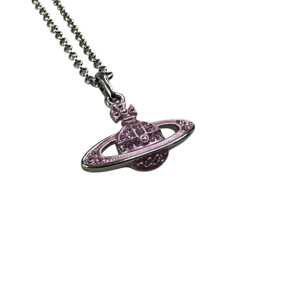 VIVIENNE WESTWOOD LILAC MAYFAIR NECKLACE