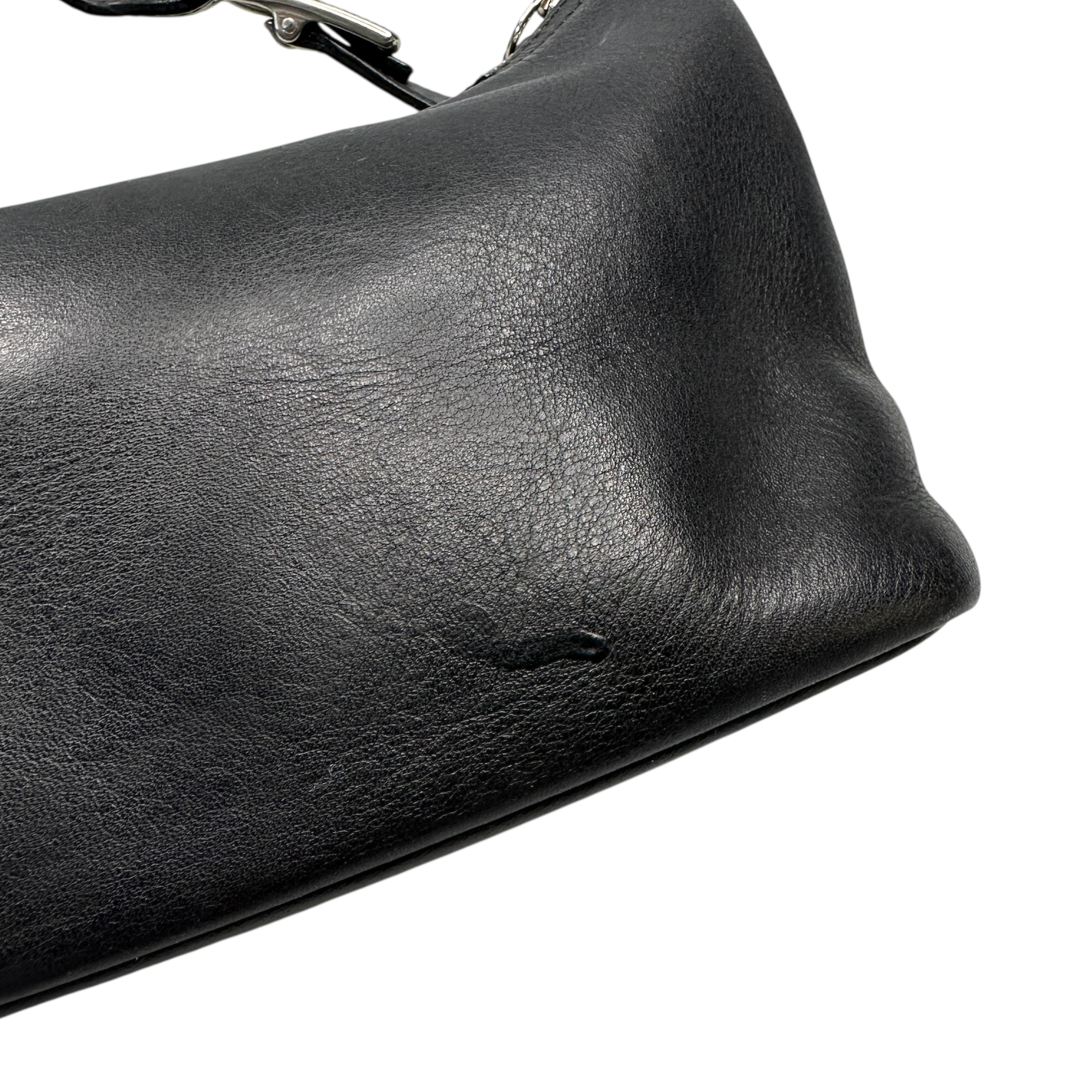 COACH LEATHER POCHETTE BAG