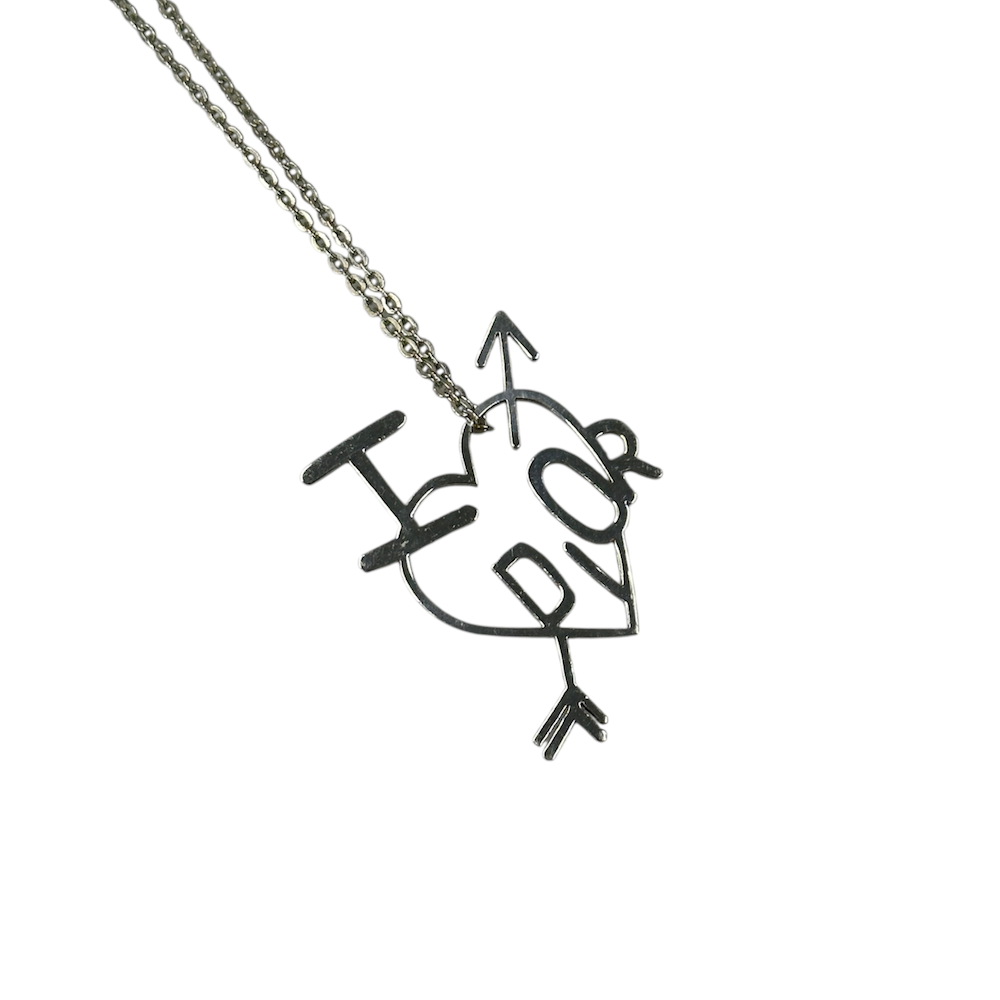 DIOR "I <3 DIOR" NECKLACE