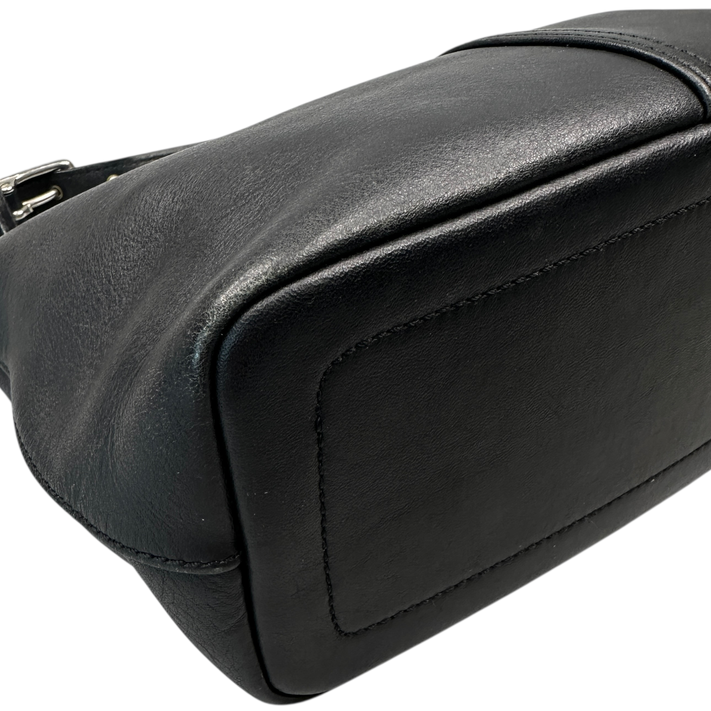 COACH LEATHER POCHETTE BAG