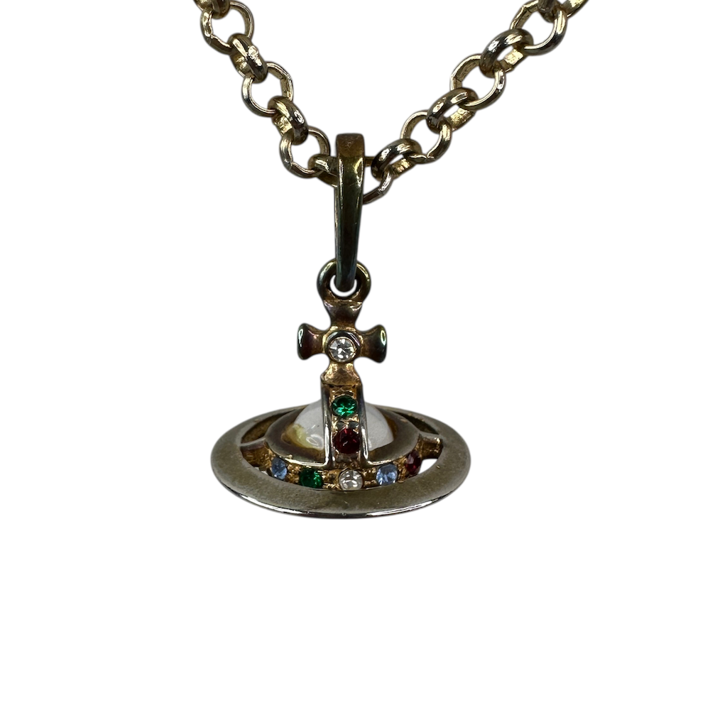 VIVIENNE WESTWOOD VINTAGE 3D ORB NECKLACE