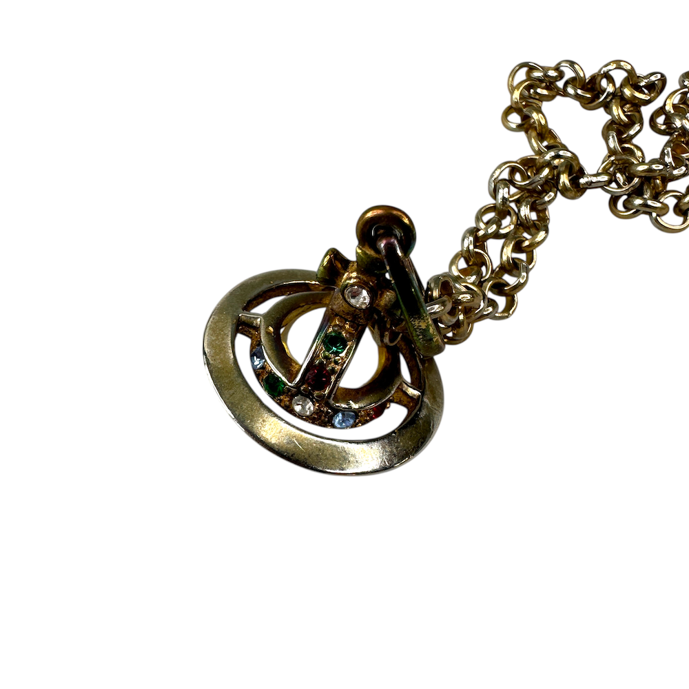 VIVIENNE WESTWOOD VINTAGE 3D ORB NECKLACE