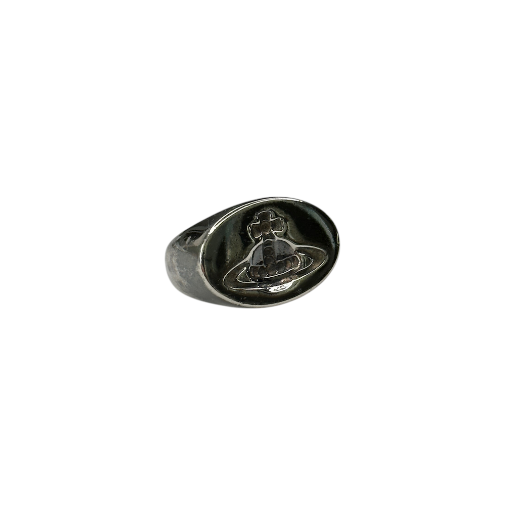 (5) VIVIENNE WESTWOOD 925 SILVER SIGNET RING