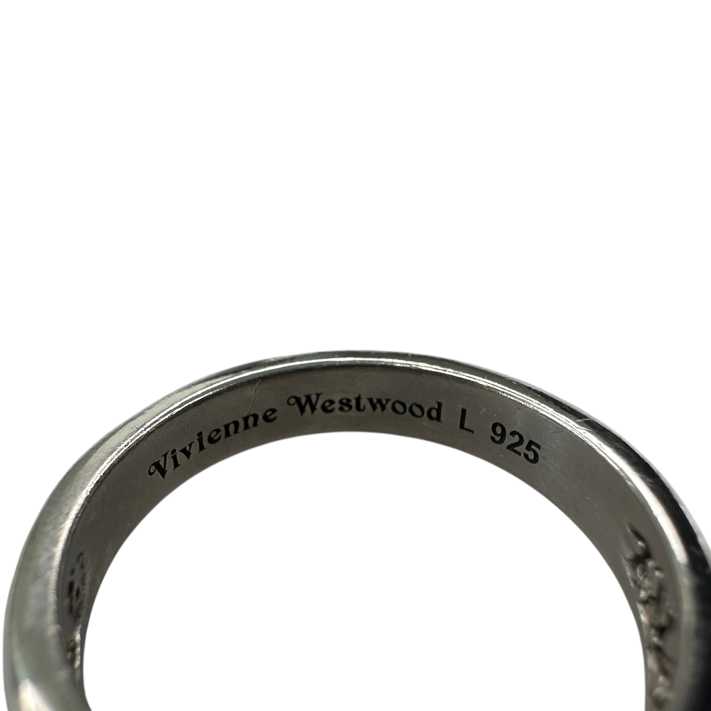 (L/7.5) VIVIENNE WESTWOOD 925 SILVER MARYBELLE RING