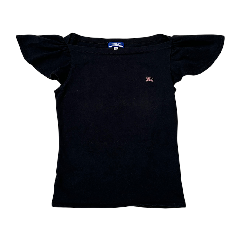 (38) BURBERRY BLUE LABEL PUFF SLEEVE TOP