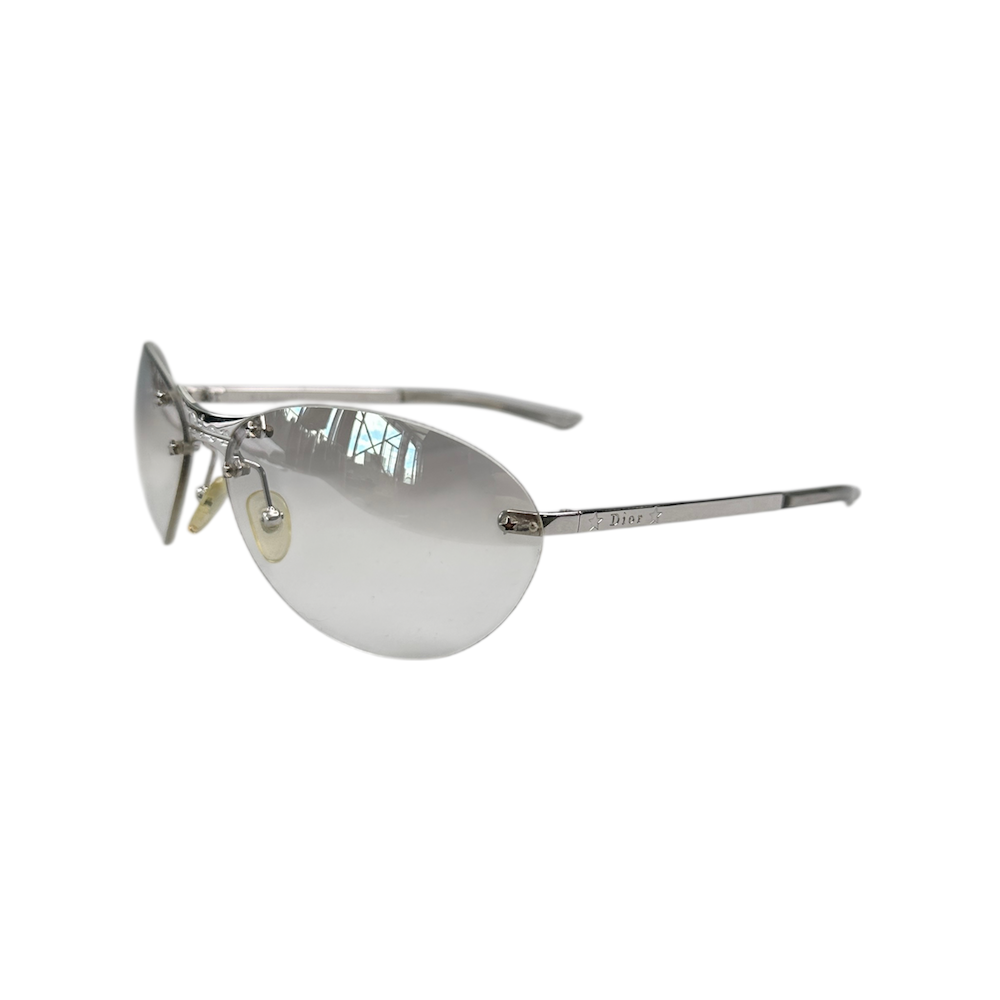 DIOR STARLIGHT RIMLESS SUNGLASSES - CLEAR