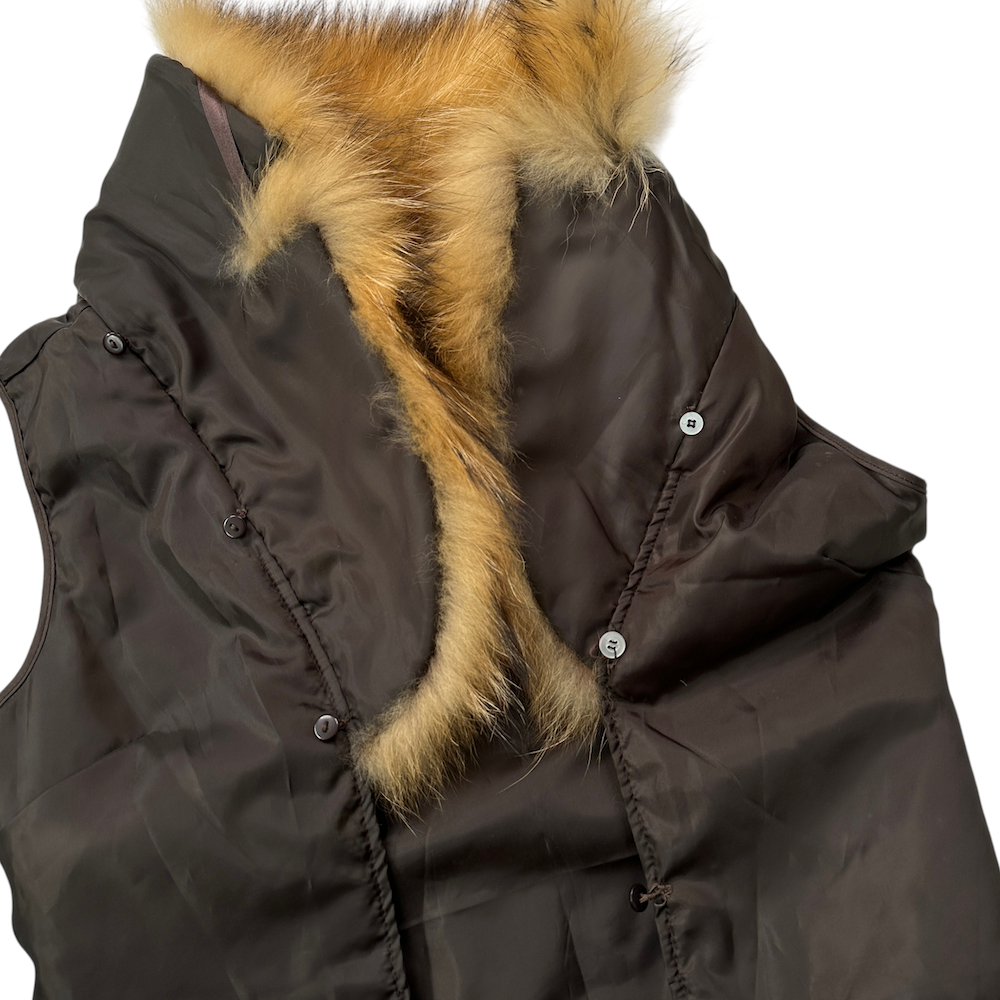 G.O.A RACOON FUR LEATHER JACKET