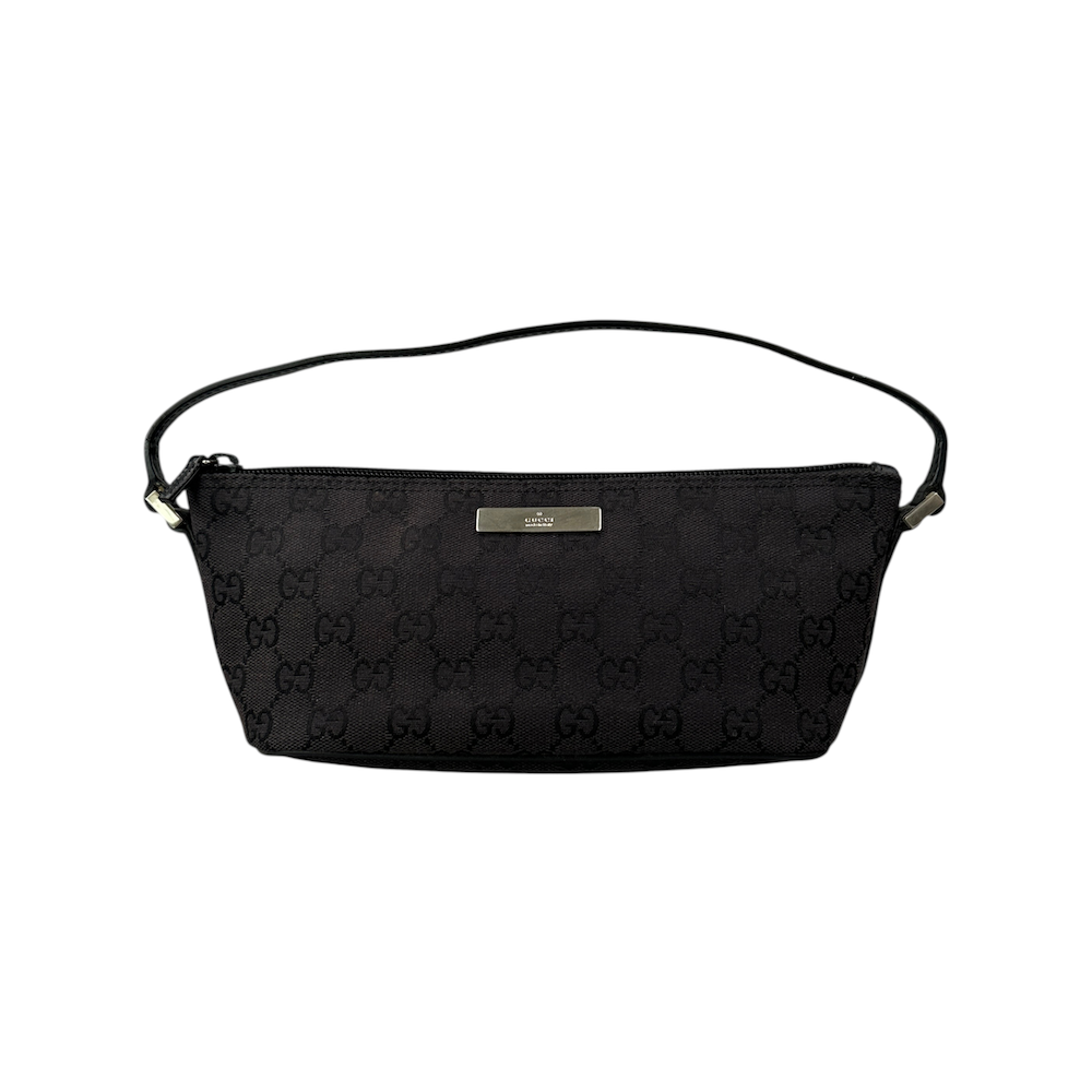 GUCCI GG CANVAS BOAT POCHETTE
