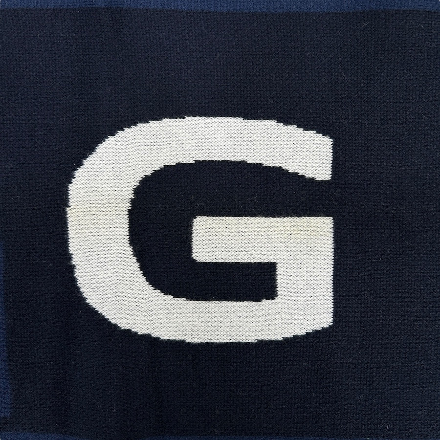 GIVENCHY SPELLOUT SCARF - BLUE