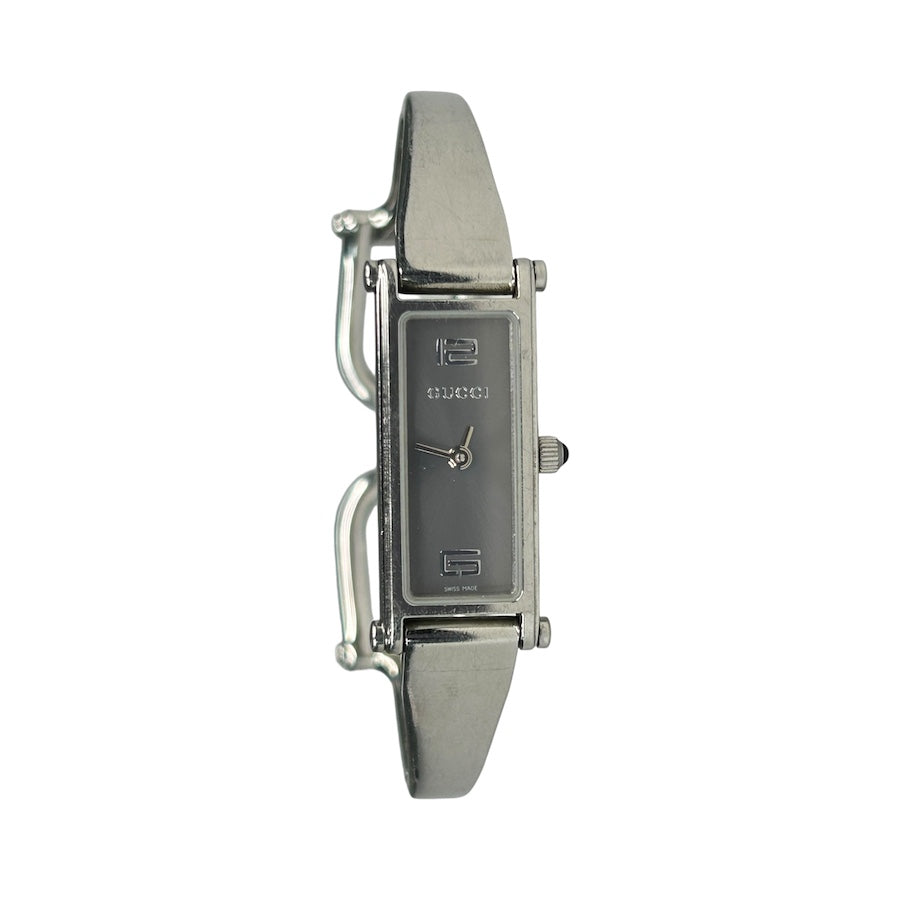 GUCCI 1500L QUARTZ GREY FACE WATCH 47FY