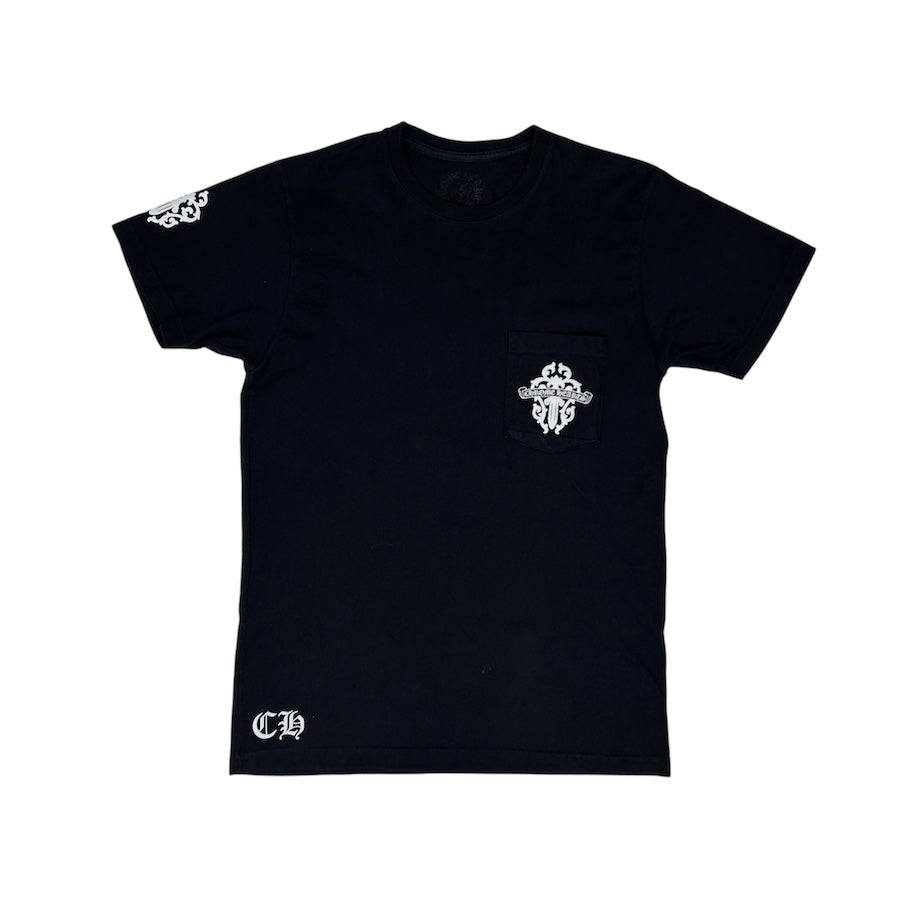 CHROME HEARTS POCKET DAGGER TEE - BLACK