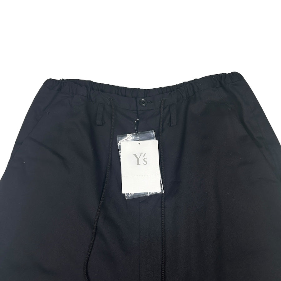 YOHJI YAMAMOTO Y'S WIDE SHORTS - BLACK G38F