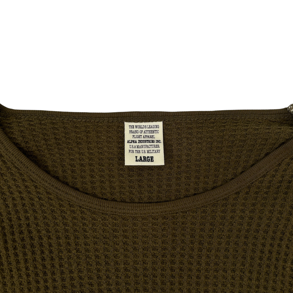 ALPHA INDUSTRIES LONG SLEEVE - GREEN