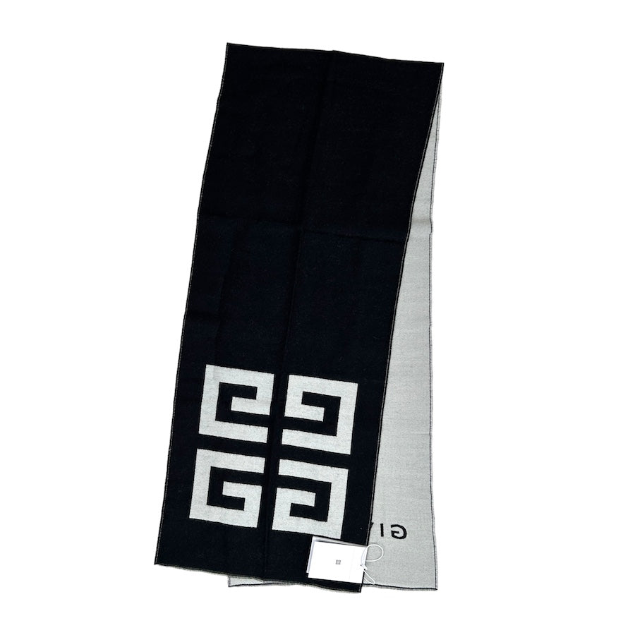 (new) GIVENCHY spellout & monogram logo scarf