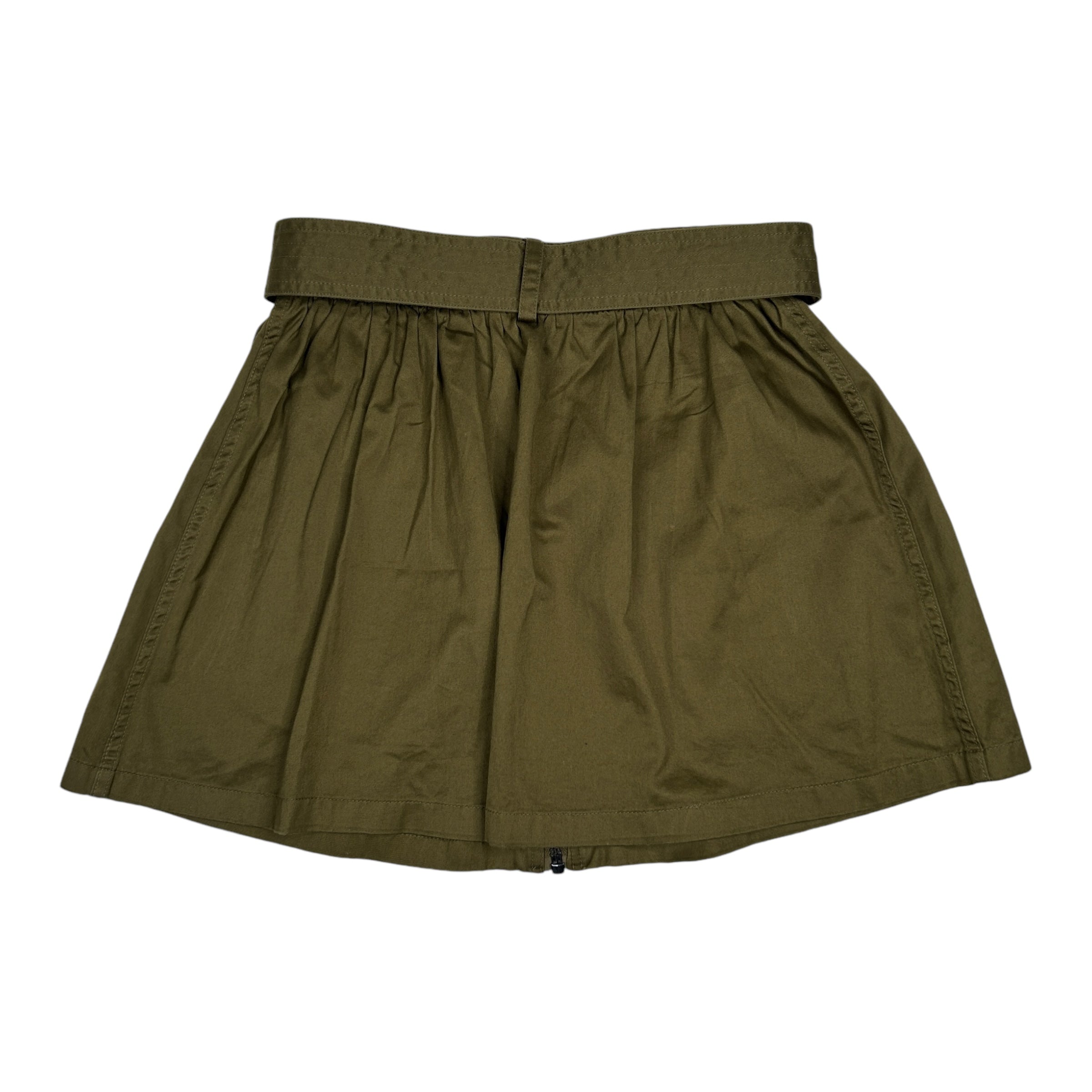 DIESEL ARMY GREEN BELTED SKIRT T6FU