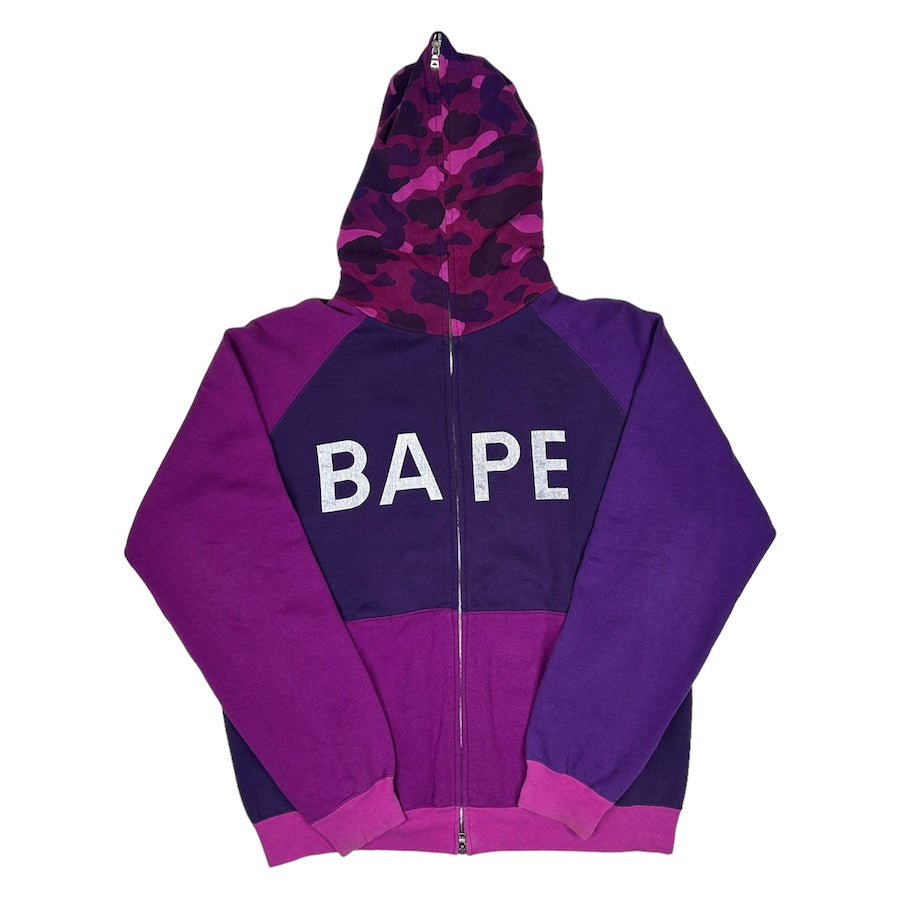 BAPE 2000S FULL ZIP PURPLE CAMO HOODIE