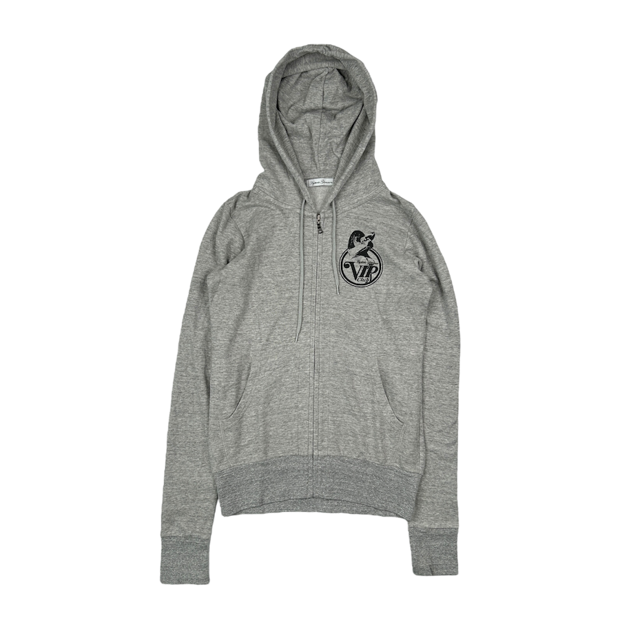 HYSTERIC GLAMOUR VIP ZIP HOODIE - GREY