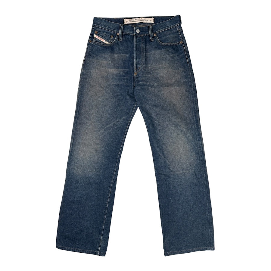 DIESEL STRAIGHT CUT DENIM - INDIGO V38GF