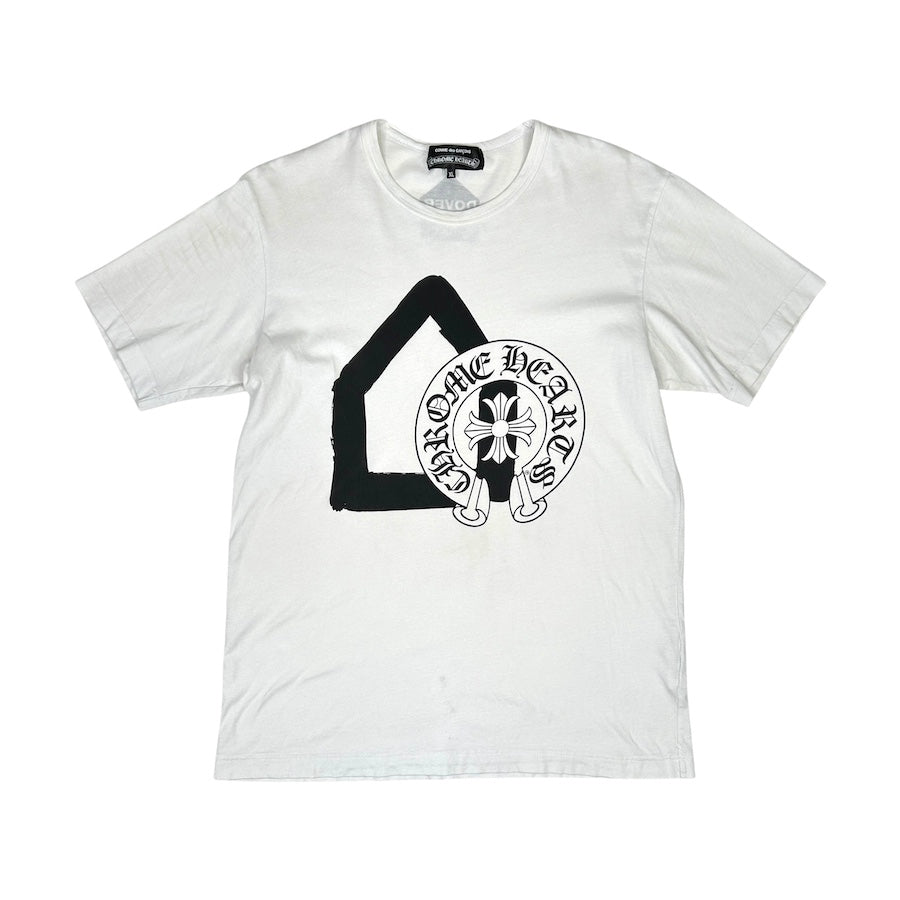 COMME DES GARÇONS X CHROME HEARTS DSM TEE - WHITE