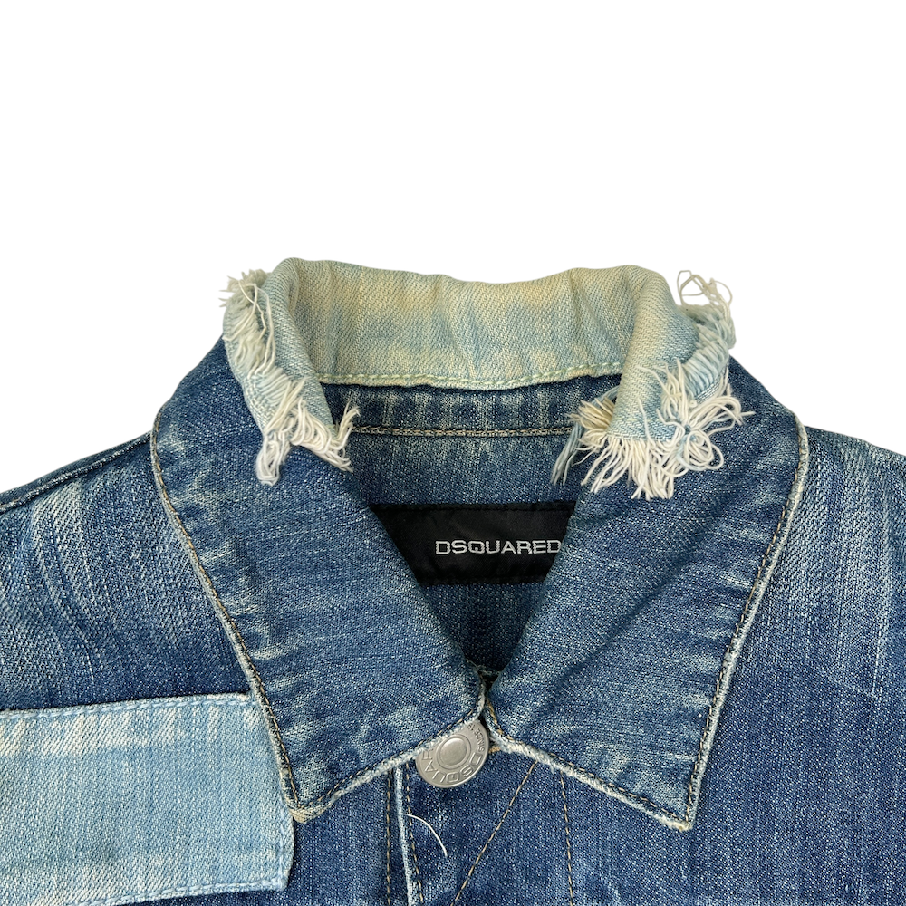 DSQUARED DISTRESSED DENIM JACKET